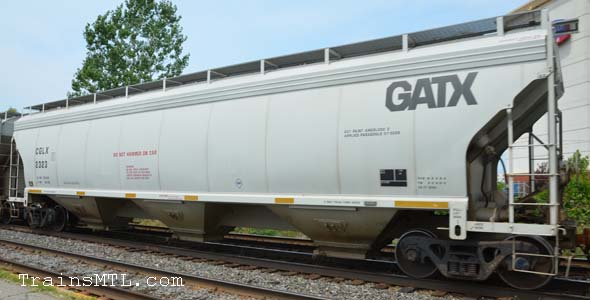Car/wagon CGLX2323 left side / coté gauche